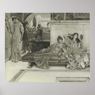 Poster Alma-Tadema - No Santuário De Vênus 1889