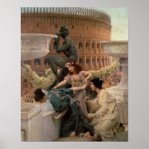 Poster Alma-Tadema o coliseu, 1896