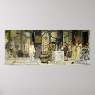 Poster Alma-Tadema - O Festival da Vintagem