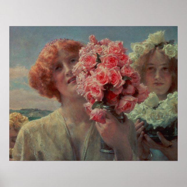 Pôster Alma-Tadema | Oferta de Verão, 1911 (Frente)