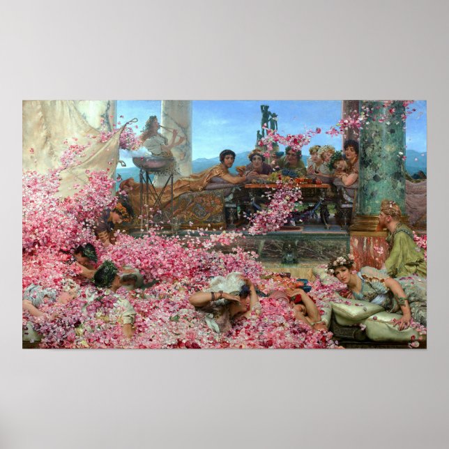 Poster Alma-Tadema - Os Rosas De Heliogabalus (Frente)