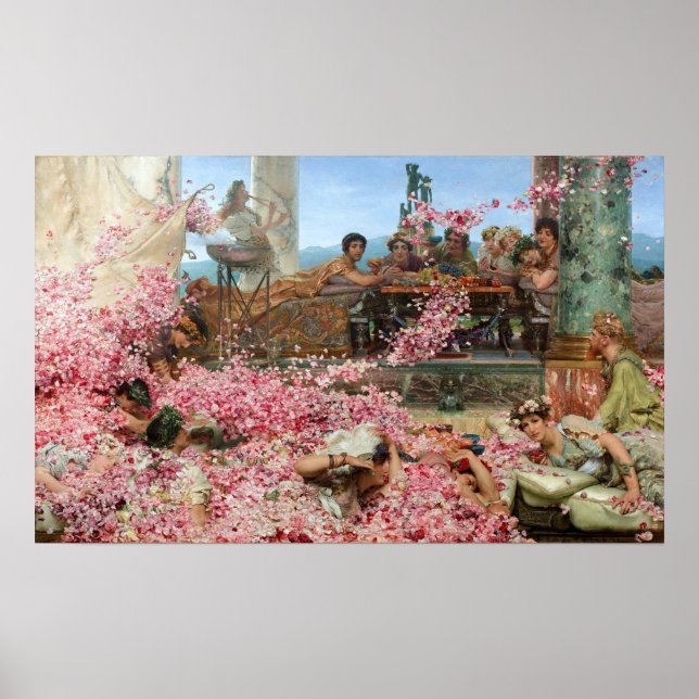 Poster Alma-Tadema - Os Rosas De Heliogabalus (Frente)