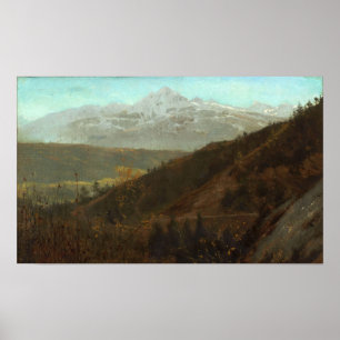 Poster Alma-Tadema - Paisagem Montanha