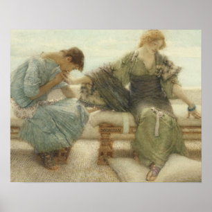 Pôster Alma-Tadema   pergunta-me não mais, 1886