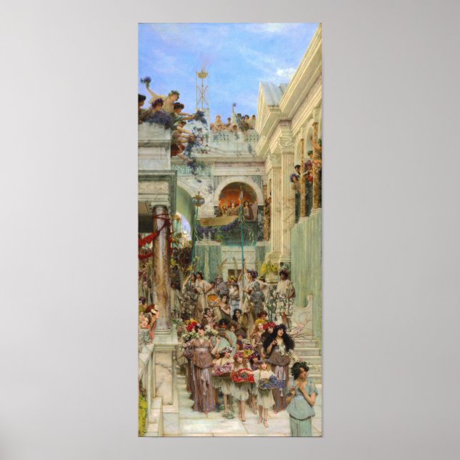Poster Alma-Tadema - Primavera (Frente)