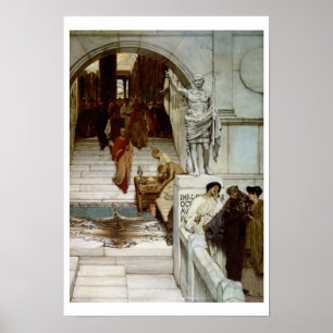Pôster Alma-Tadema Público da Agrippa, 1875
