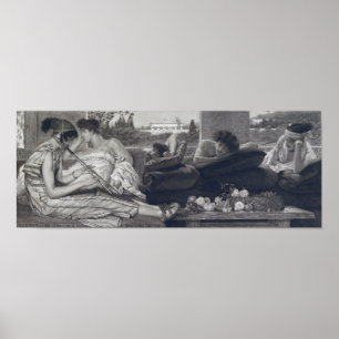 Poster Alma-Tadema - Siesta 1881