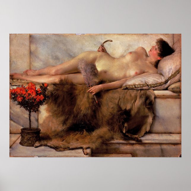 Poster Alma-Tadema - Tepidário (Frente)