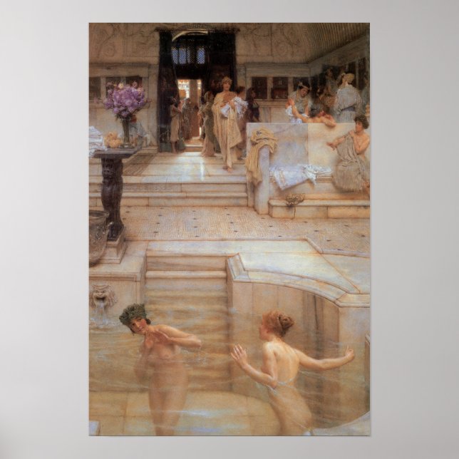 Poster Alma-Tadema - Um Costume Favorito (Frente)