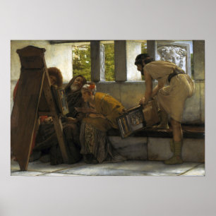 Poster Alma-Tadema - Um Estúdio Romano