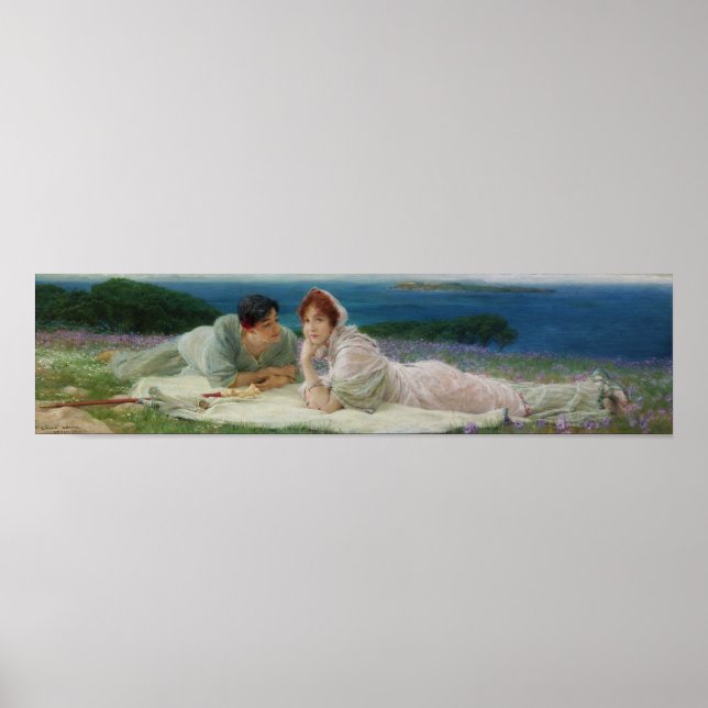 Poster Alma-Tadema - Um Mundo Próprio (Frente)