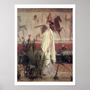 Poster Alma-Tadema   uma mulher grega, 1869