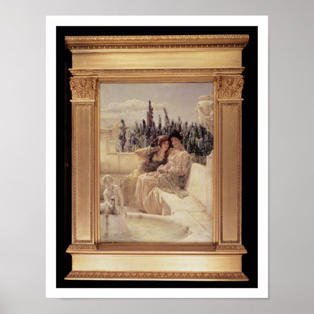 Poster Alma-Tadema | Whispering Noon, 1896 (Frente)