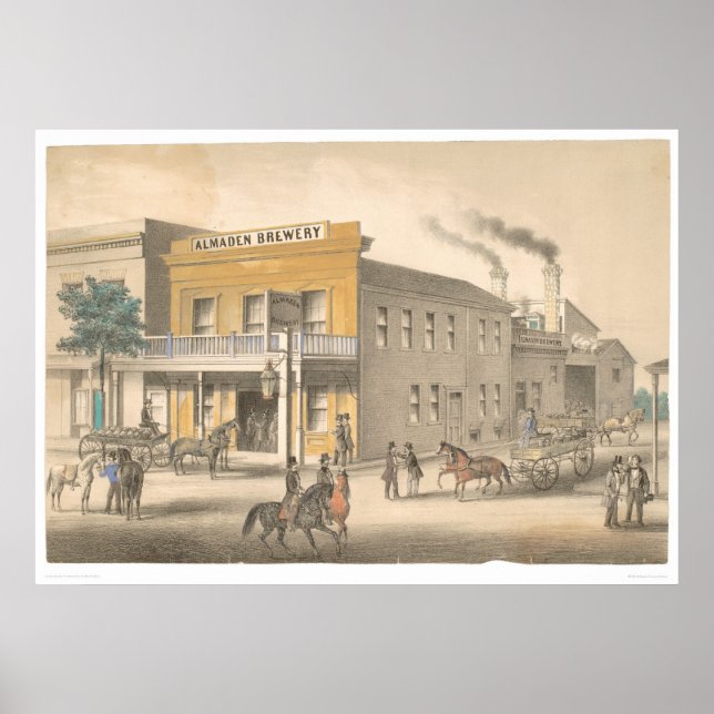 Pôster Almaden Brewery (0017B) (Frente)