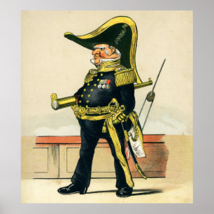 Pôster Almirante do marinho real