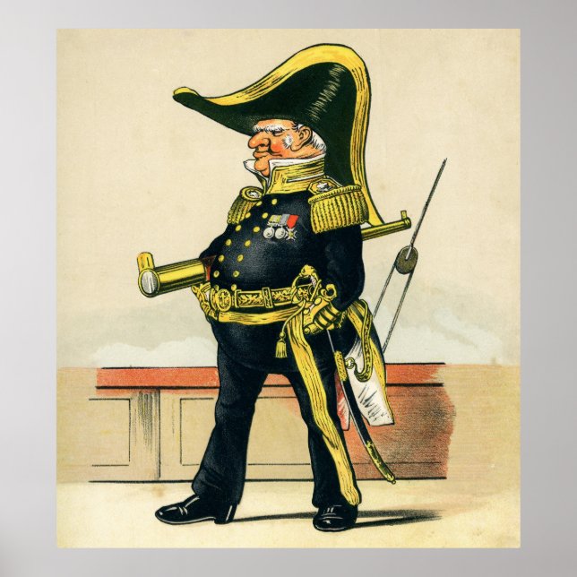 Pôster Almirante do Marinho Real (Frente)