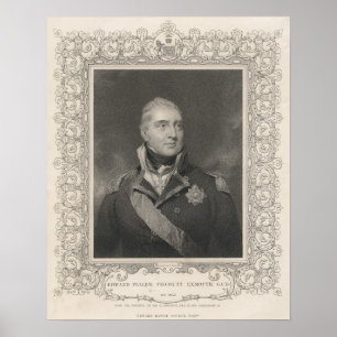 Poster Almirante senhor Edward Pellew, c.1810