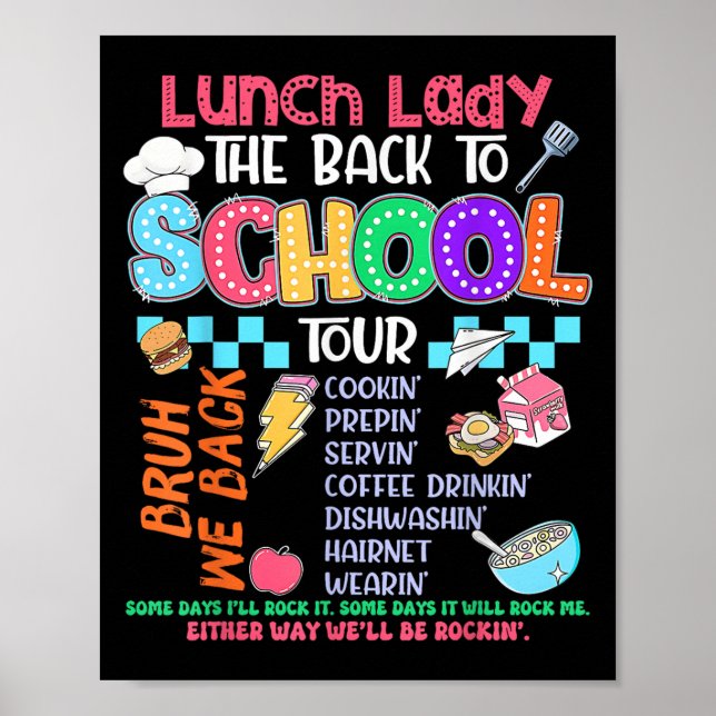 Poster Almoçando Lady De Volta Para A Tripulação De Cafés (Frente)