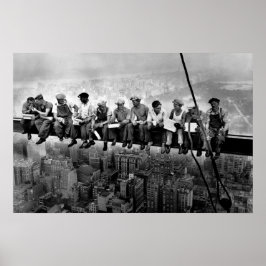Poster Almoço No Topo De Um Arranha-Céu 1932 Trabalhadore