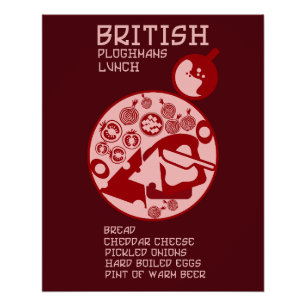 Pôster Almoço Ploughmans Pub