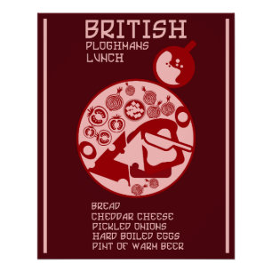 Pôster Almoço Ploughmans Pub