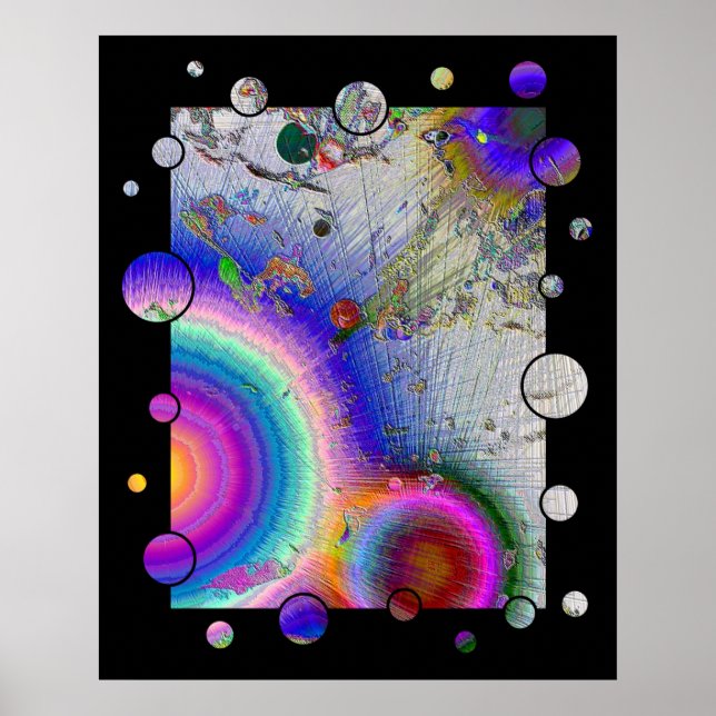 Poster Almofada 2a do pintor com quadro preto (Frente)