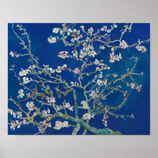 Poster Almond Bloom (Indigo) | Van Gogh | (Frente)
