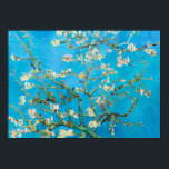 Poster Almond Blossom Vincent Van Gogh<br><div class="desc">Almond Blossom de Vincent van Gogh com cores verdes e azuis impressionantes.</div>