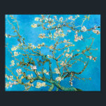 Poster Almond Blossom Vincent Van Gogh<br><div class="desc">Almond Blossom de Vincent van Gogh com cores verdes e azuis impressionantes.</div>