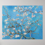 Poster Almond Blossoms Blue Vincent van Gogh Art Painting<br><div class="desc">Vincent van Gogh (holandês, de 1853 a 1890) Almond Blossom, 1890, Oil on canvas Unframed: 73, 3 cm x 92, 4 cm Vincent van Gogh pintou esta vida estática de flores de amêndoa contra um céu azul para seu sobrinho recém-nascido que foi nomeado após ele. A amêndoa é um símbolo...</div>