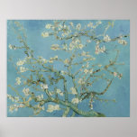 Poster Almond Blossoms por Vincent Van Gogh<br><div class="desc">Almond Blossoms de Vincent Van Gogh, óleo na canvas 1890, é uma pintura dos ramos de uma amêndoa com flores brancas pequenas e florescentes contra um céu azul claro e brilhante. Pintado com as influências do impressionismo e impressões japoneses em suas cores achatadas e contornos ousados e expressivos, o assunto...</div>