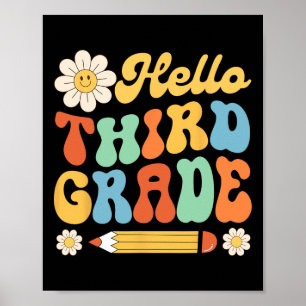 Poster Alô, 3º ano, De Volta A Professores Crianças