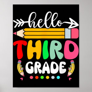 Poster Alô, 3º ano, professor na escola