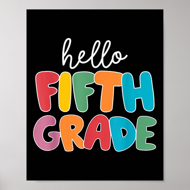 Poster Alô, 5º ano, De Volta À Escola Para Professores (Frente)
