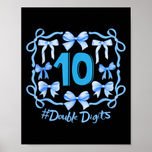 Poster Alô Dez Dígitos Duplos Coquetel Arco 10th Bir