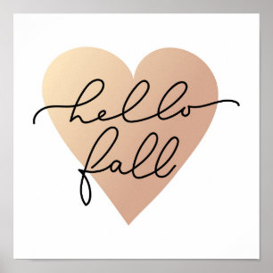 Poster Alô, Fall Love Heart