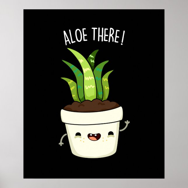 Poster Aloe Ali Engraçado Aloe Vera Pun (Frente)