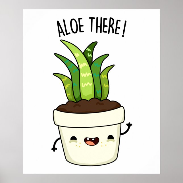 Poster Aloe Ali Engraçado Aloe Vera Pun (Frente)