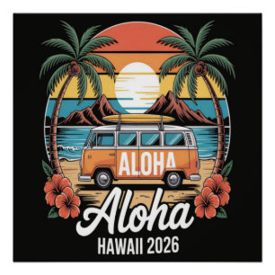 Pôster Aloha Havaí 2026