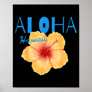 Poster Aloha havaí da ilha - sinta o aloha