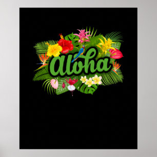 Poster Aloha Hawaii Hawaii Island