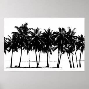 Poster Aloha Hawaii Palm Tres Tropics Viagem