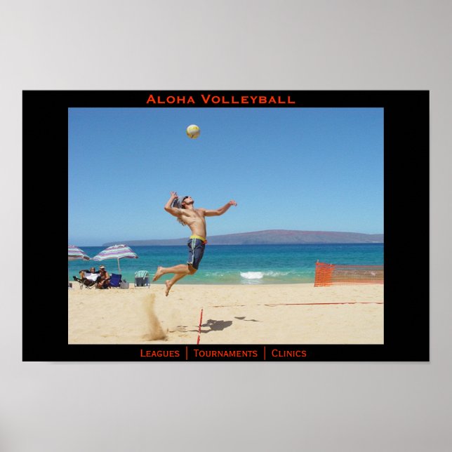 Poster Aloha Jump Serve (Frente)