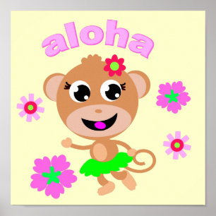 Poster aloha macaco screen.ai