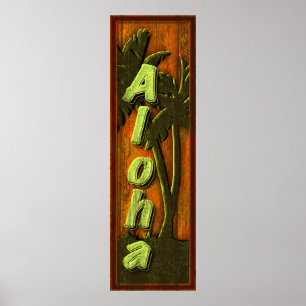 Poster Aloha sinal