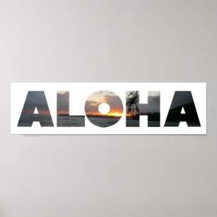 Poster Aloha Sunset