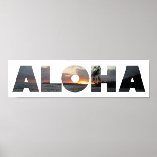Poster Aloha Sunset