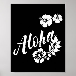 Poster Aloha Surfing Surfboard Havaiano Homens Mulheres C