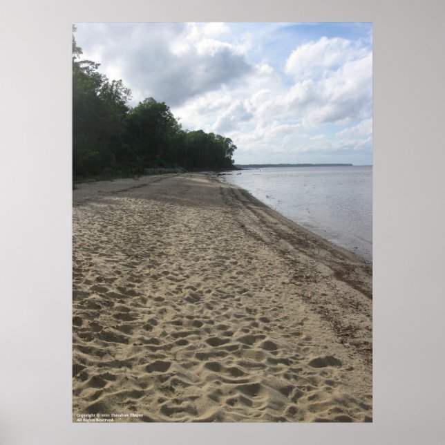 poster "Along the Beach" (Frente)