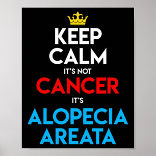 Poster Alopecia Areata Sensibilização Cabelo Perda Cabeça